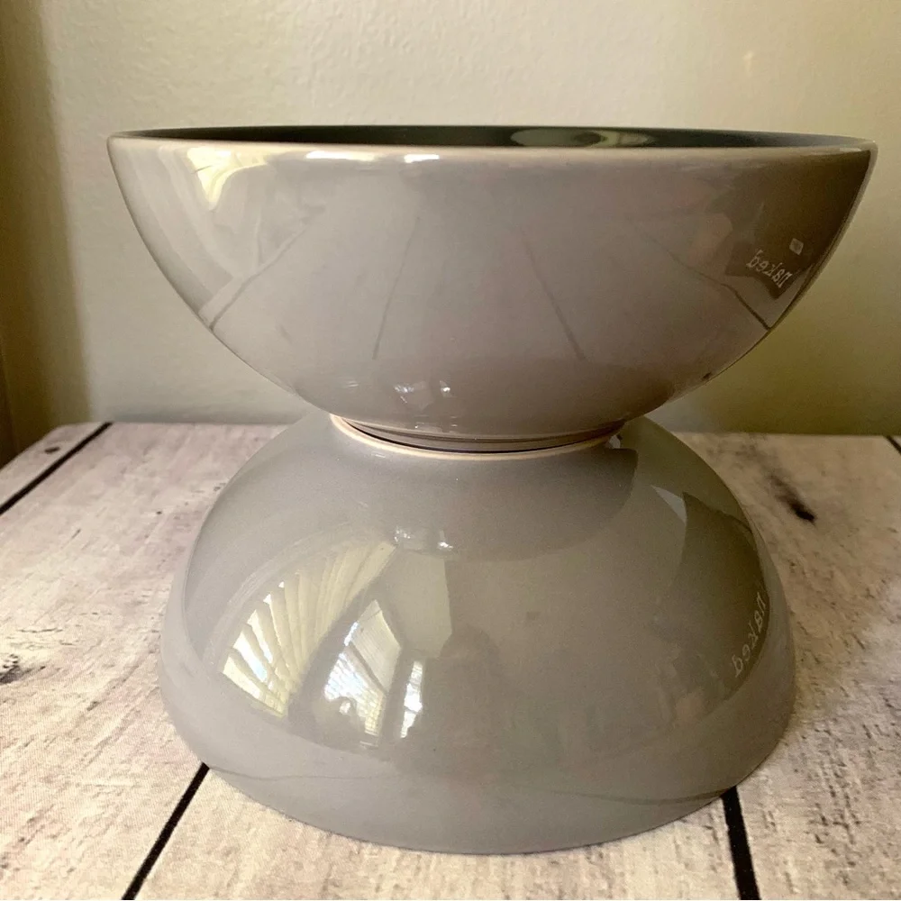 New 2 Le Creuset  Second Choix 16 Cm Cereal Bowls Flint Gray